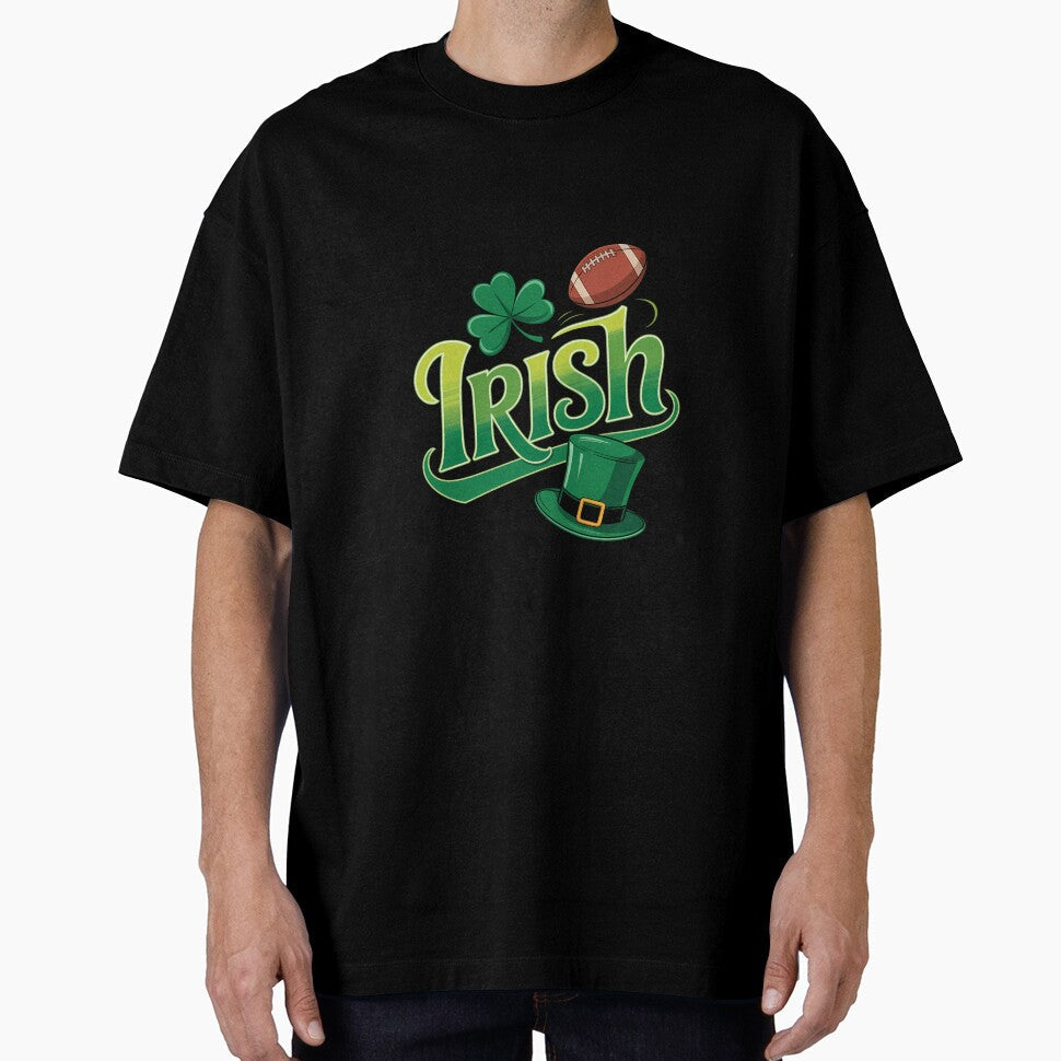 Irish Family Cheer Football by SyncSusscess - Adult & Kids T-Shirts, Sweatshirts & Hoodies apparel design preview 1