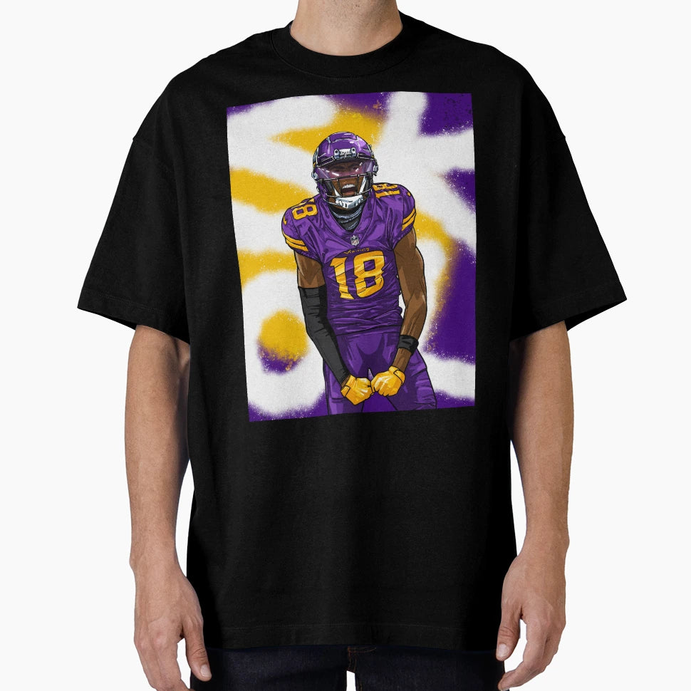JJ Vikings Skol T-Shirt - Custom Art Print Men Women - T-Shirt, Sweatshirt, Hoodie