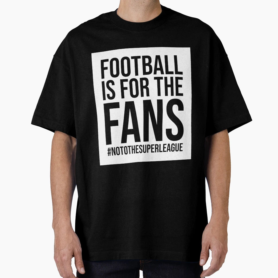 Football Is Fans T-Shirt - Minimalist Print for Adults - T-Shirt, Sweatshirt, Hoodie