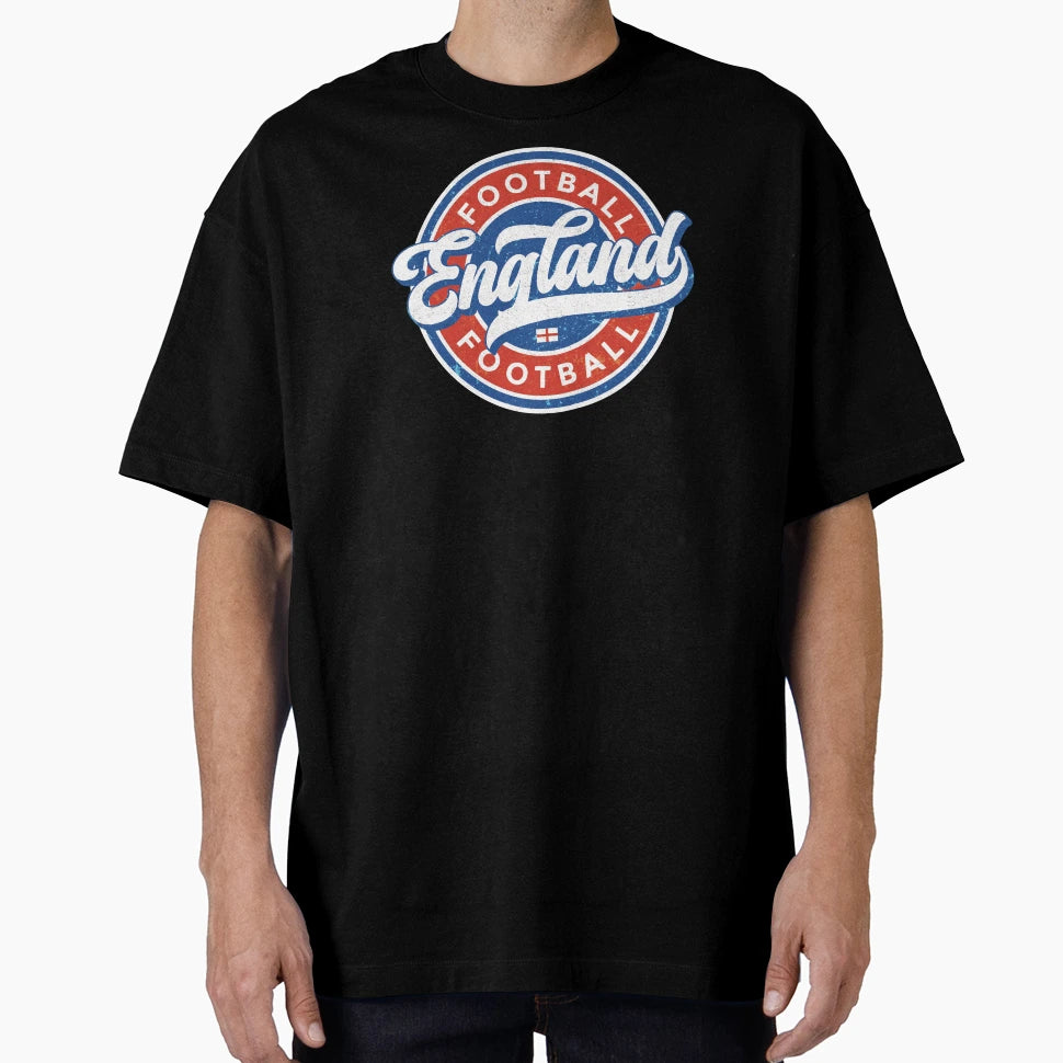 England Football Badge Round England T-Shirt - Minimalist Print for Adults - T-Shirt, Sweatshirt, Hoodie