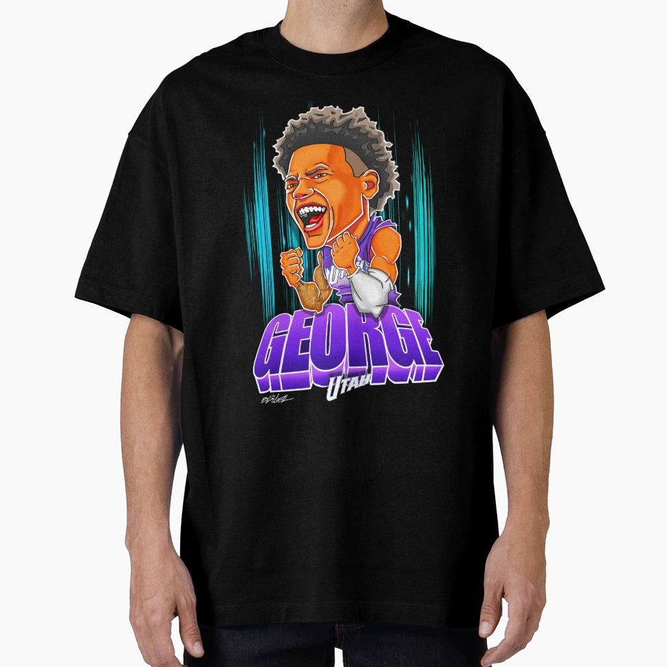 George Nba Utah Jazz T-Shirt - Streetwear Style for Adults - T-Shirt, Sweatshirt, Hoodie