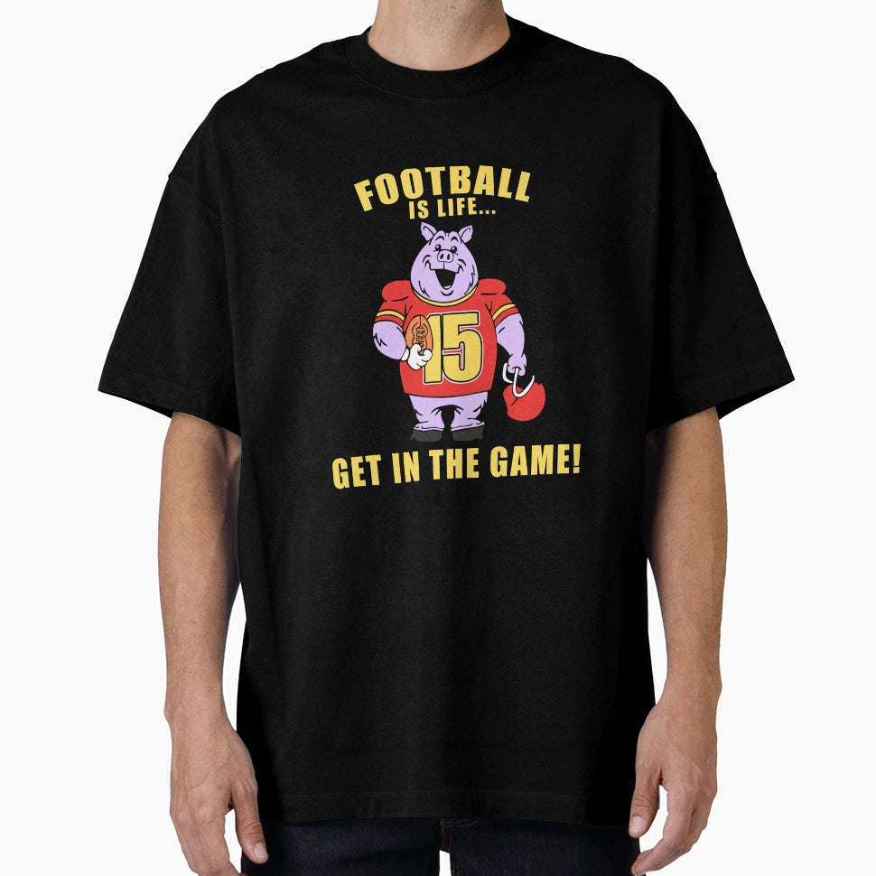 Football Is Life Get Game T-Shirt - Minimalist Print for Adults - T-Shirt, Sweatshirt, Hoodie