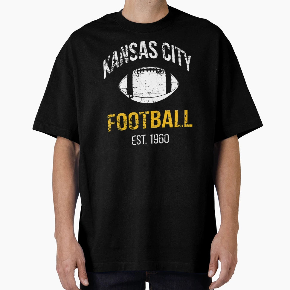 Kansas City Football Team T-Shirt - Novelty Apparel for Adults - T-Shirt, Sweatshirt, Hoodie