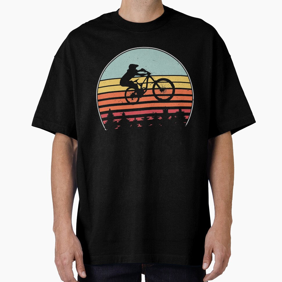 Mountain Bike Vintage Down Hill Biking Gift by - Adult & Kids T-Shirts, Sweatshirts & Hoodies apparel design preview 1