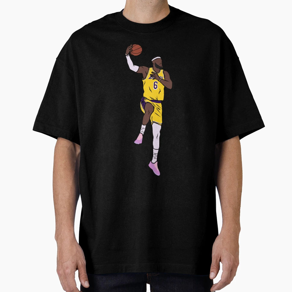 Lebron Skyhook T-Shirt - Aesthetic Graphic Men Women - T-Shirt, Sweatshirt, Hoodie