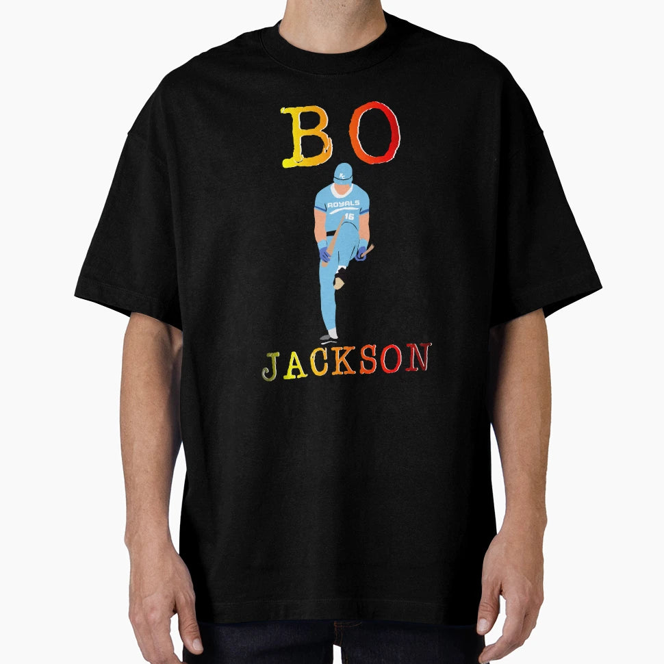 Bo Jackson Illustration T-Shirt - Unique Graphic Men Women - T-Shirt, Sweatshirt, Hoodie