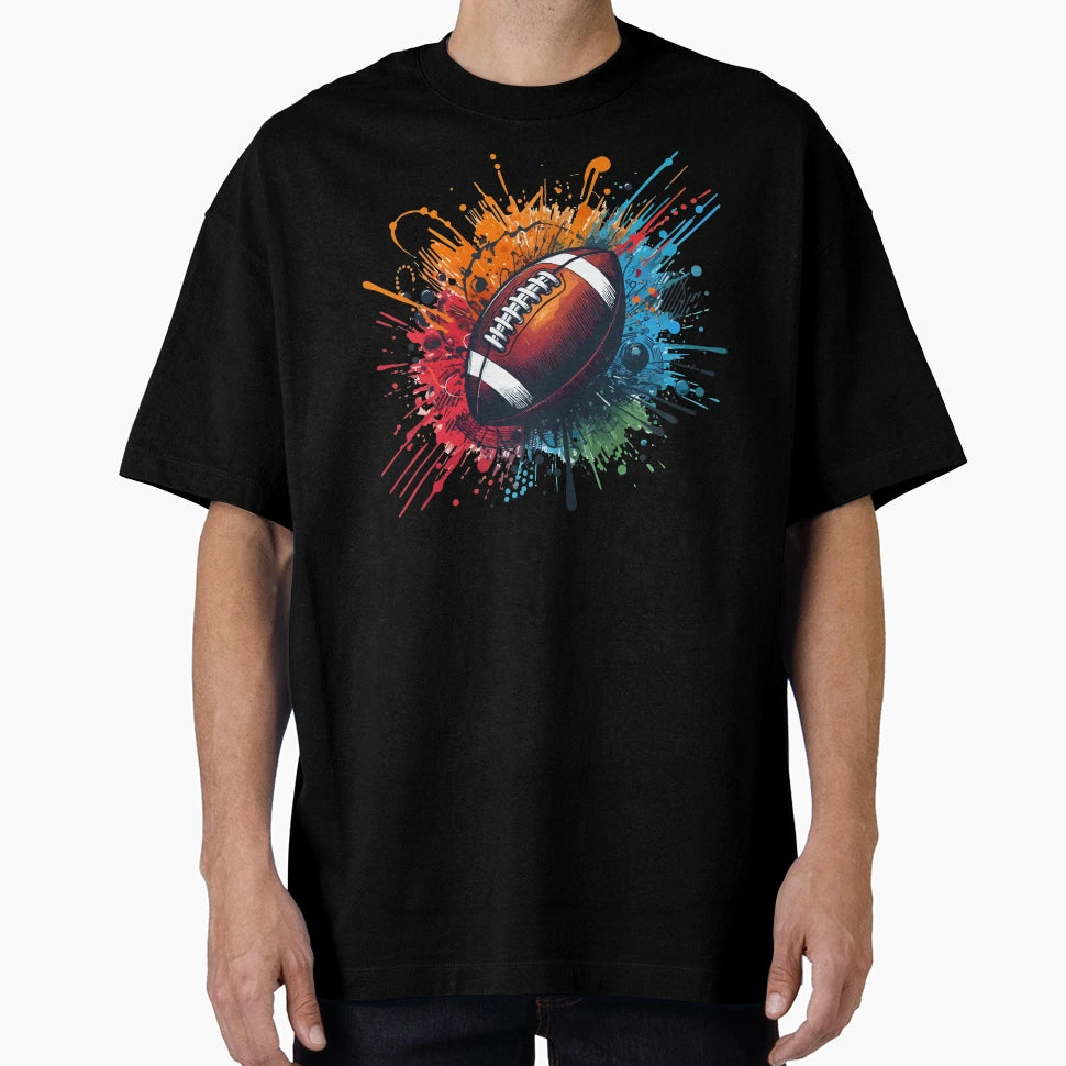 American Football Game Day Street Art T-Shirt - Novelty Apparel Men Women - T-Shirt, Sweatshirt, Hoodie