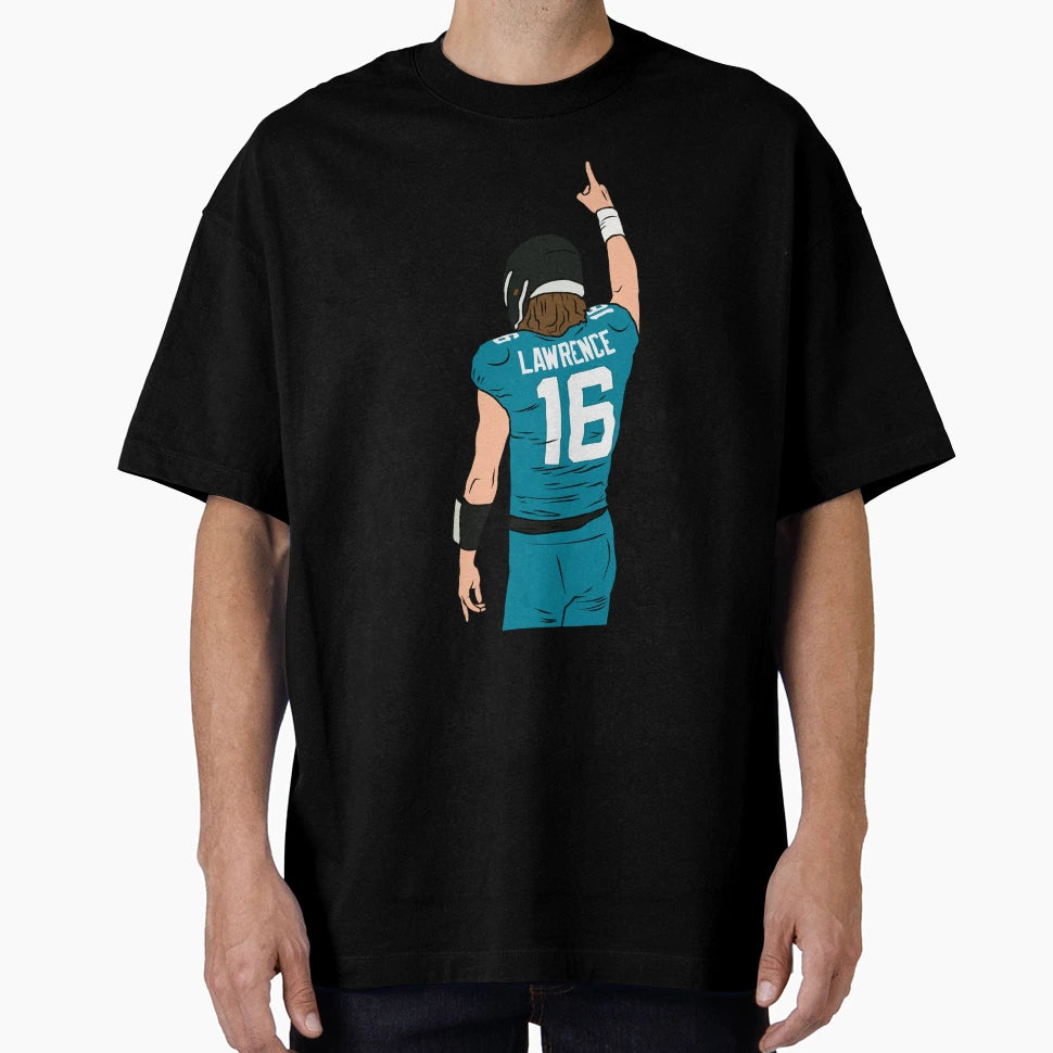 Trevor Lawrence Pointing Up T-Shirt - Unique Graphic Unisex - T-Shirt, Sweatshirt, Hoodie