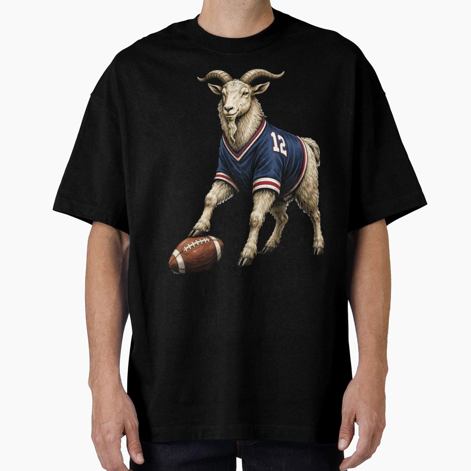 Great Athlete Goat Football Gear T-Shirt - Trendy Graphic Unisex - T-Shirt, Sweatshirt, Hoodie