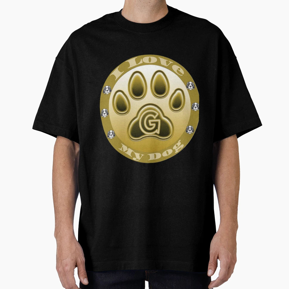 Love Dog G T-Shirt - Unique Graphic Unisex - T-Shirt, Sweatshirt, Hoodie
