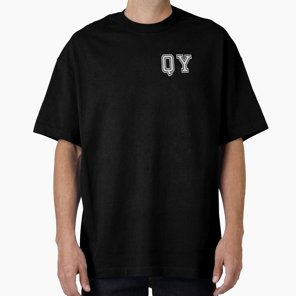Q Y Varsity Initials Varsity T-Shirt - Casual Everyday Wear for Adults - T-Shirt, Sweatshirt, Hoodie