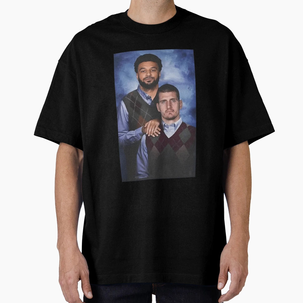 Nikola Jokic Jamal Murray Denver T-Shirt - Fun Novelty Design Unisex - T-Shirt, Sweatshirt, Hoodie