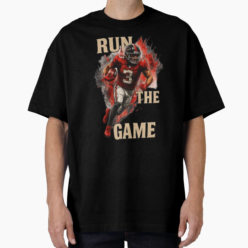 American Football Explosion Run Game T-Shirt - Unique Graphic for Adults - T-Shirt, Sweatshirt, Hoodie