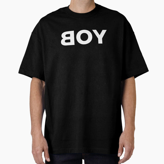 Backwards Letter T-Shirt - Casual Everyday Wear Men Women - T-Shirt, Sweatshirt, Hoodie