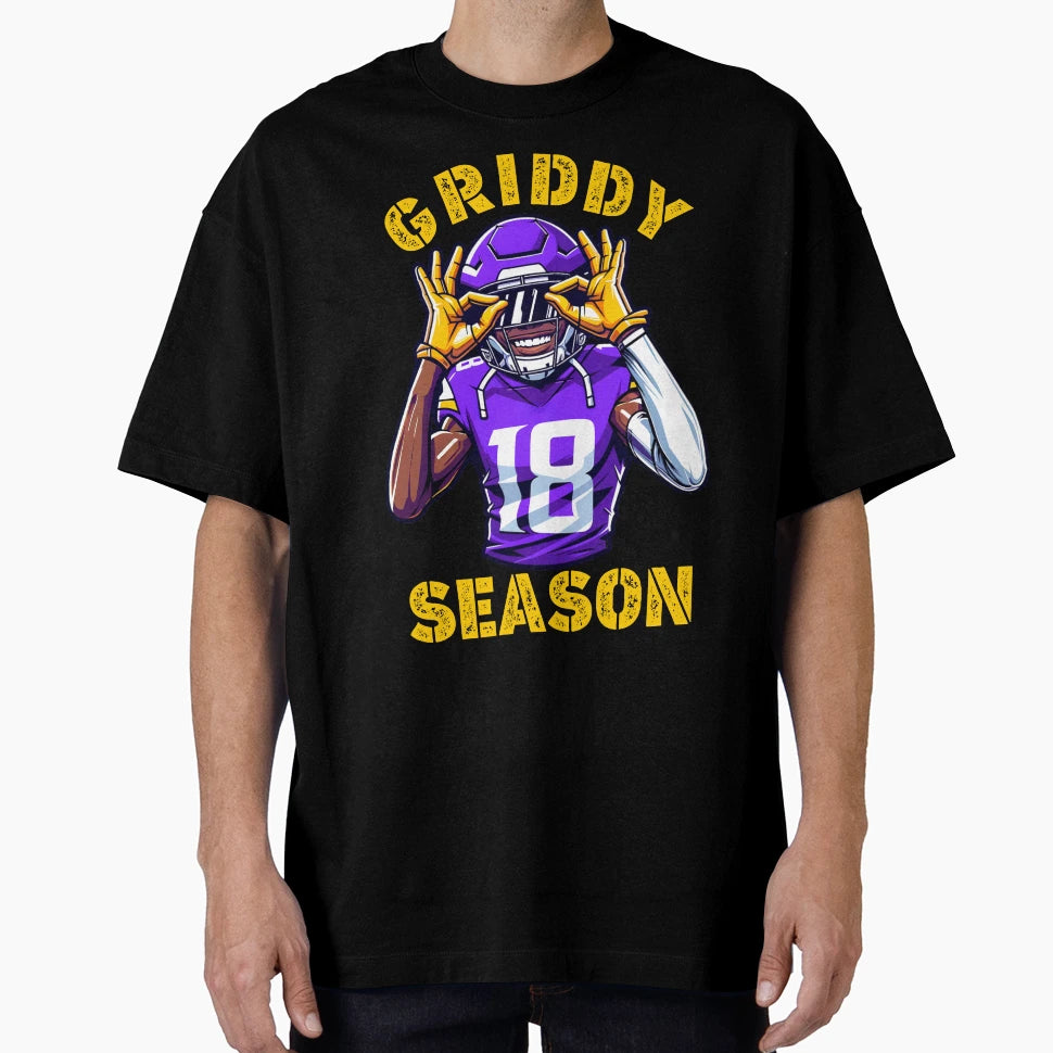 Griddy Season T-Shirt - Minimalist Print Unisex - T-Shirt, Sweatshirt, Hoodie