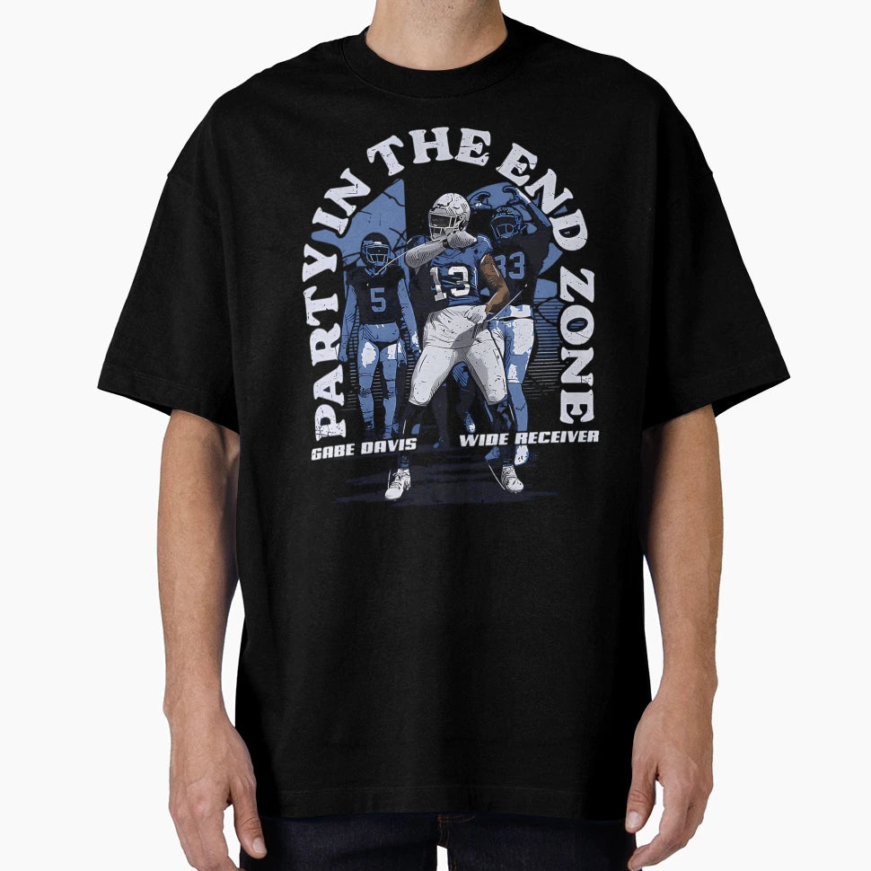 Gabe Davis Buffalo Endzone Partypng T-Shirt - Graphic Print for Adults - T-Shirt, Sweatshirt, Hoodie