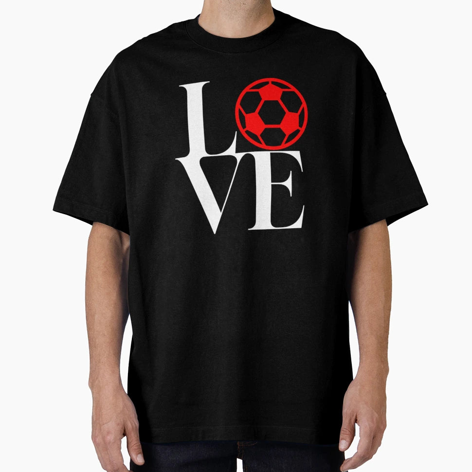 Love Football T-Shirt - Unique Graphic for Adults - T-Shirt, Sweatshirt, Hoodie