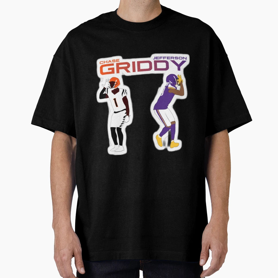 Griddy Duo T-Shirt - Unique Graphic for Adults - T-Shirt, Sweatshirt, Hoodie