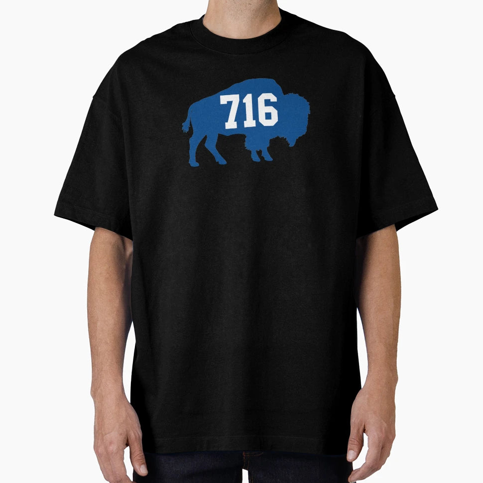 Standing Buffalo 716 T-Shirt - Aesthetic Graphic Unisex - T-Shirt, Sweatshirt, Hoodie