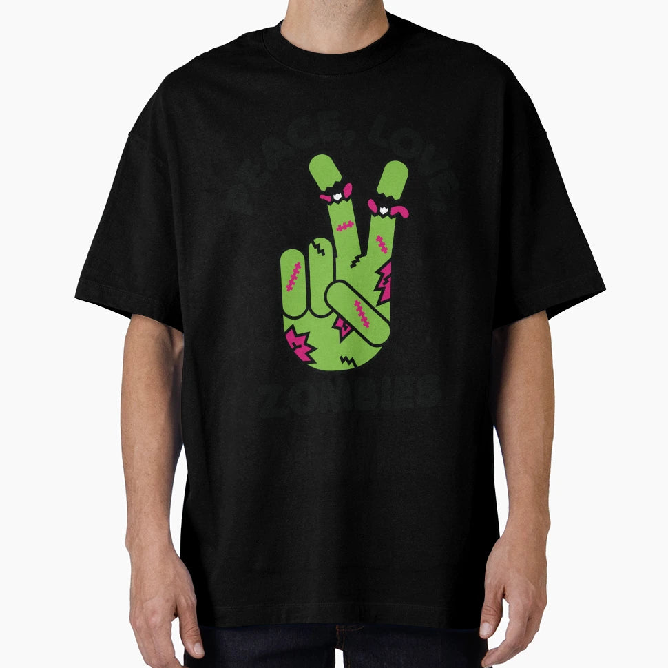 Peace Love Zombies T-Shirt - Unique Graphic Men Women - T-Shirt, Sweatshirt, Hoodie