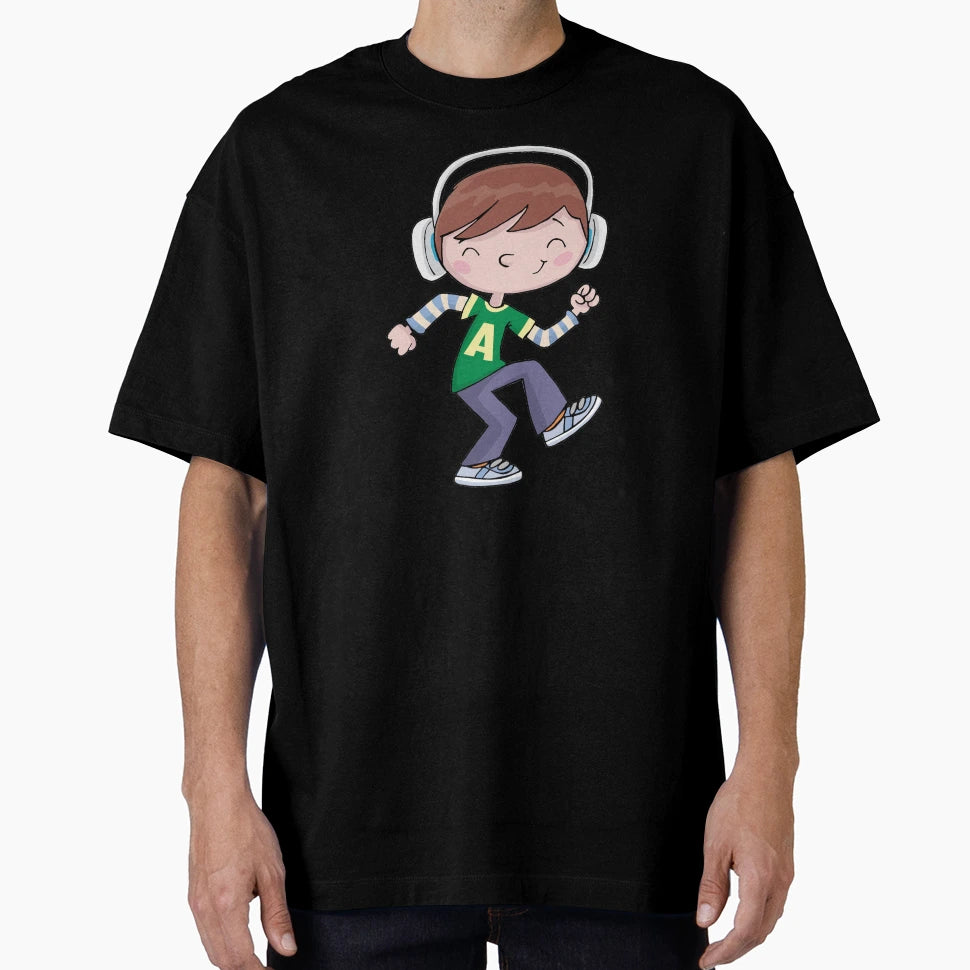 Headphones Dancing T-Shirt - Trendy Graphic for Adults - T-Shirt, Sweatshirt, Hoodie