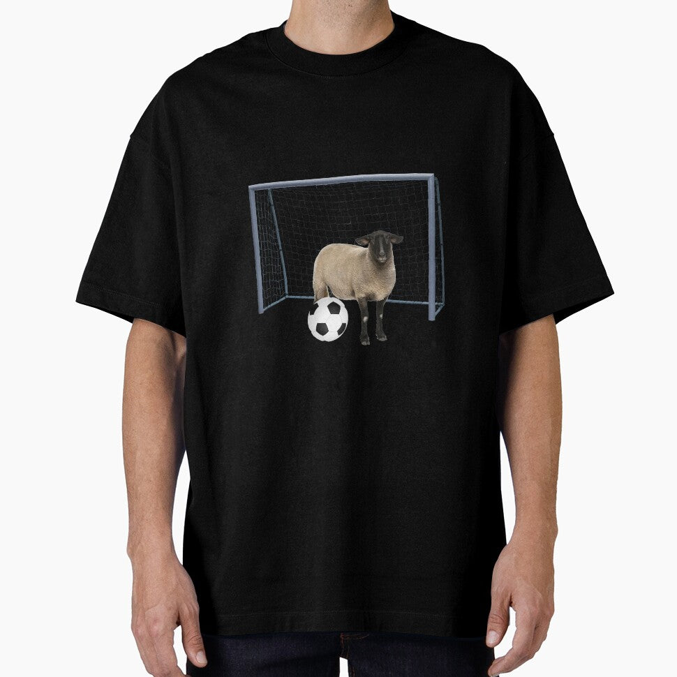 Sheep Football soccer goal by Move-Art - Adult & Kids T-Shirts, Sweatshirts & Hoodies apparel design preview 1