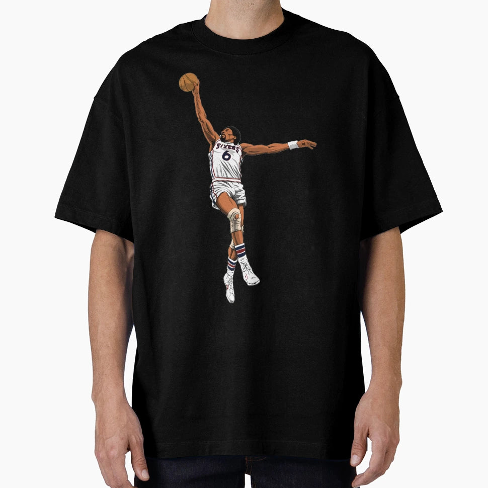 Julius Erving 6 Julius Erving Doctor J T-Shirt - Fun Novelty Design Unisex - T-Shirt, Sweatshirt, Hoodie