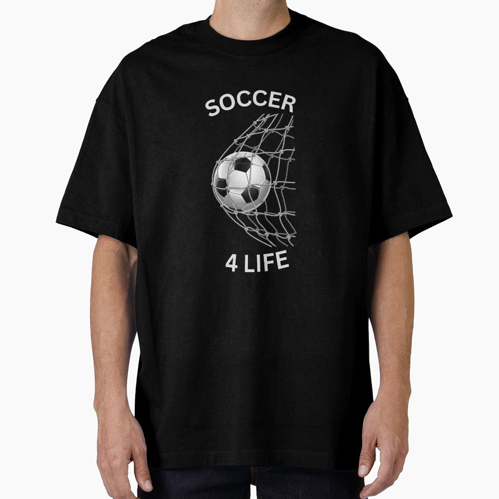 Soccer Life T-Shirt - Minimalist Print for Adults - T-Shirt, Sweatshirt, Hoodie