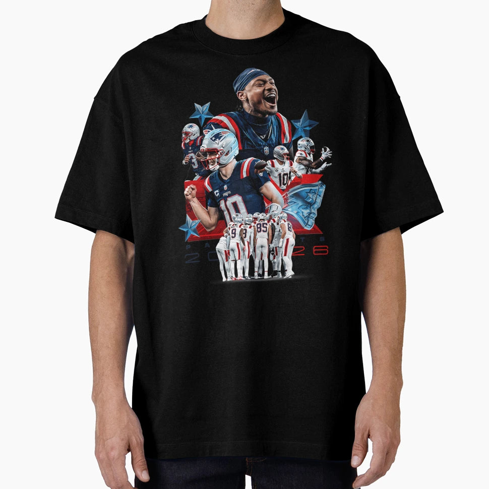 New England Patriots Team T-Shirt - Casual Everyday Wear Unisex - T-Shirt, Sweatshirt, Hoodie