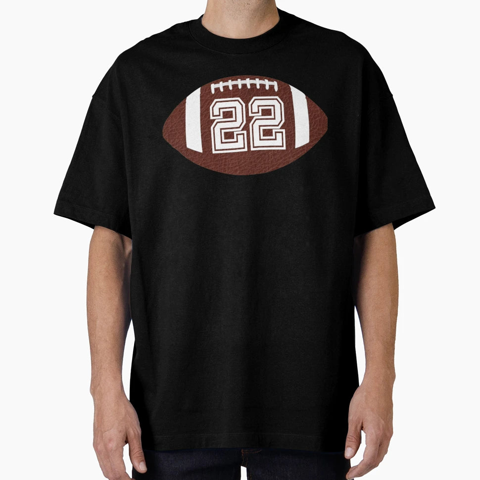 American Football Jersey No 22 Uniform T-Shirt - Custom Art Print Unisex - T-Shirt, Sweatshirt, Hoodie