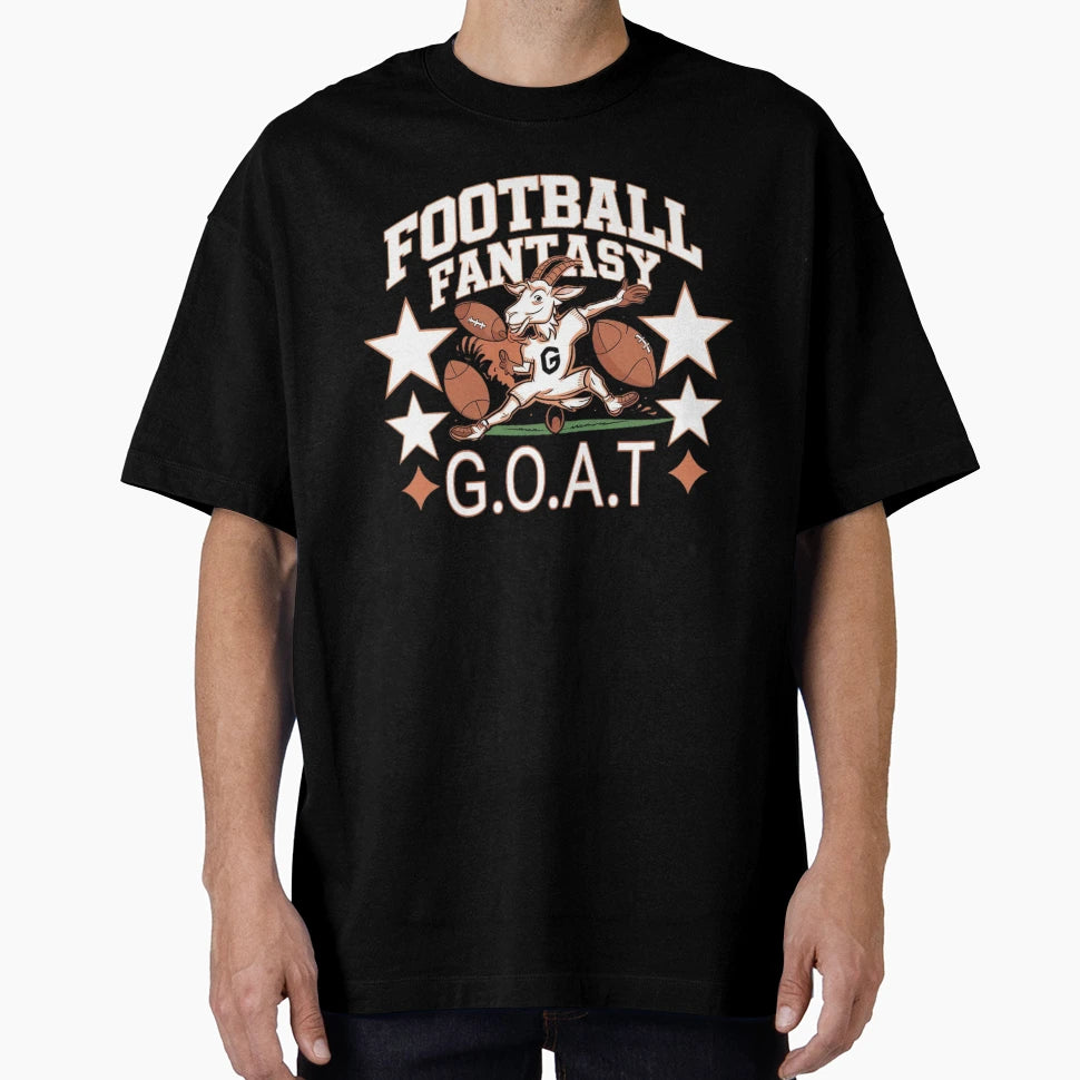 Football Fantasy Goat T-Shirt - Unique Graphic for Adults - T-Shirt, Sweatshirt, Hoodie