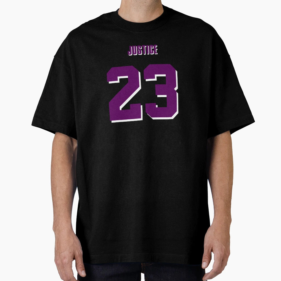 Lebron James 23 Justice T-Shirt - Fun Novelty Design Men Women - T-Shirt, Sweatshirt, Hoodie