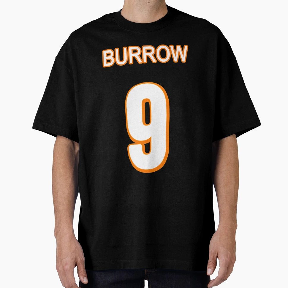 Burrow Jersey T-Shirt - Streetwear Style Men Women - T-Shirt, Sweatshirt, Hoodie