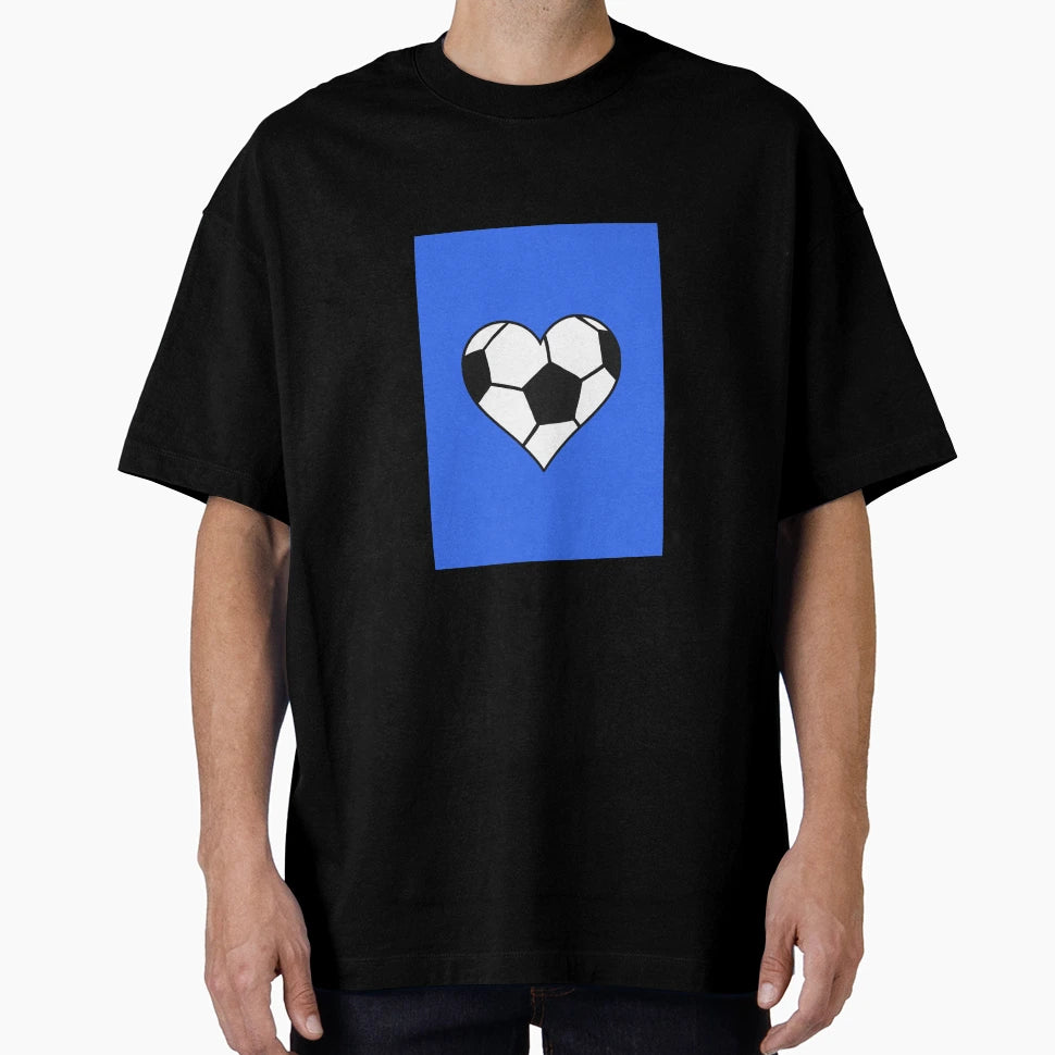 Love Football T-Shirt - Minimalist Print for Adults - T-Shirt, Sweatshirt, Hoodie