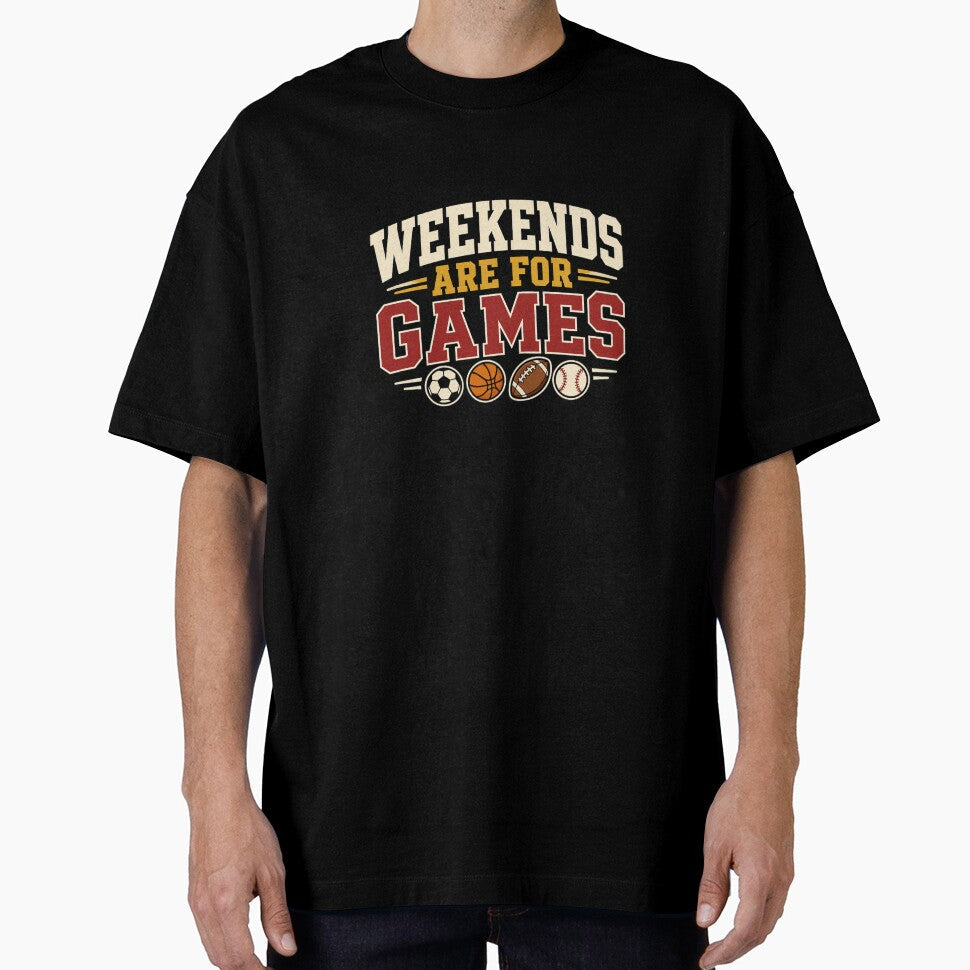 Weekends Are For Games by EastEndTownie - Adult & Kids T-Shirts, Sweatshirts & Hoodies apparel design preview 1