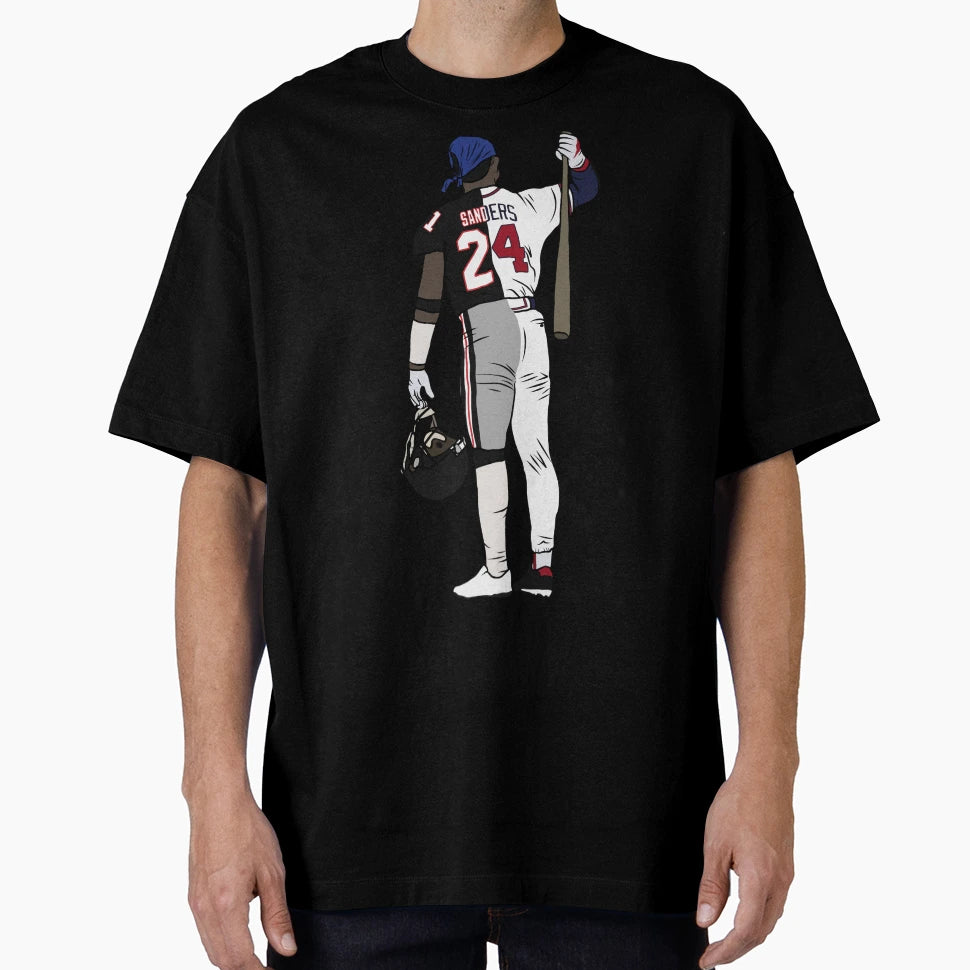 Deion Sanders Two Sport Athlete T-Shirt - Minimalist Print for Adults - T-Shirt, Sweatshirt, Hoodie