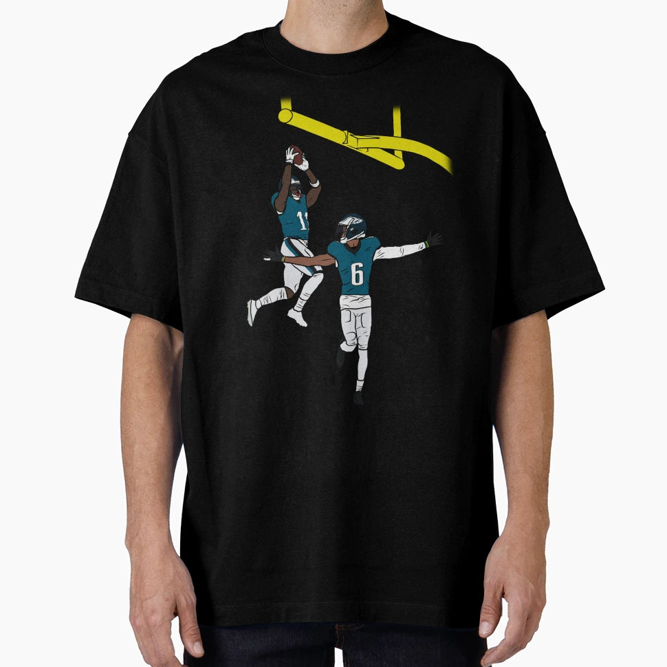 Aj Brown And Devonta Smith Dunk T-Shirt - Minimalist Print Men Women - T-Shirt, Sweatshirt, Hoodie