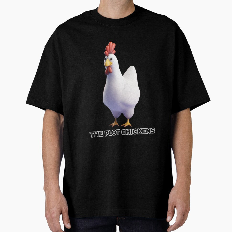 The Plot Chickens by Gravedrinker - Adult & Kids T-Shirts, Sweatshirts & Hoodies apparel design preview 1