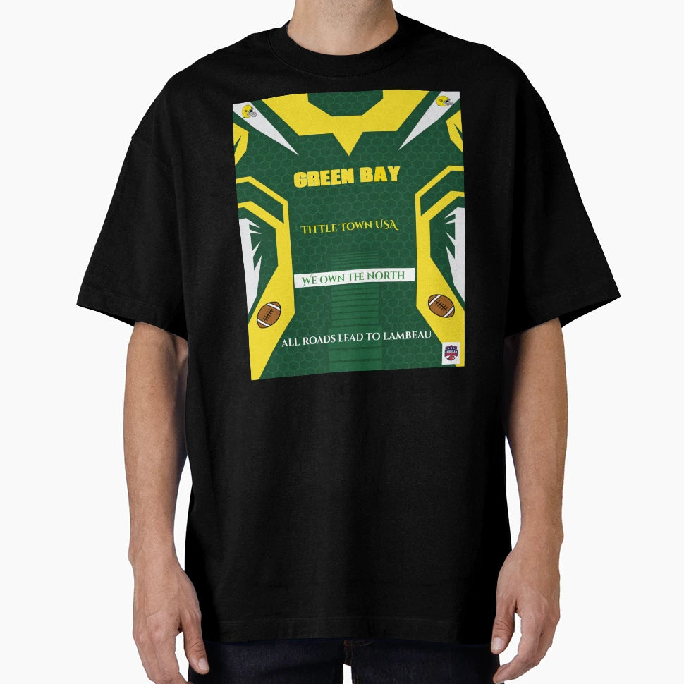 Green Bay Team T-Shirt - Custom Art Print Men Women - T-Shirt, Sweatshirt, Hoodie