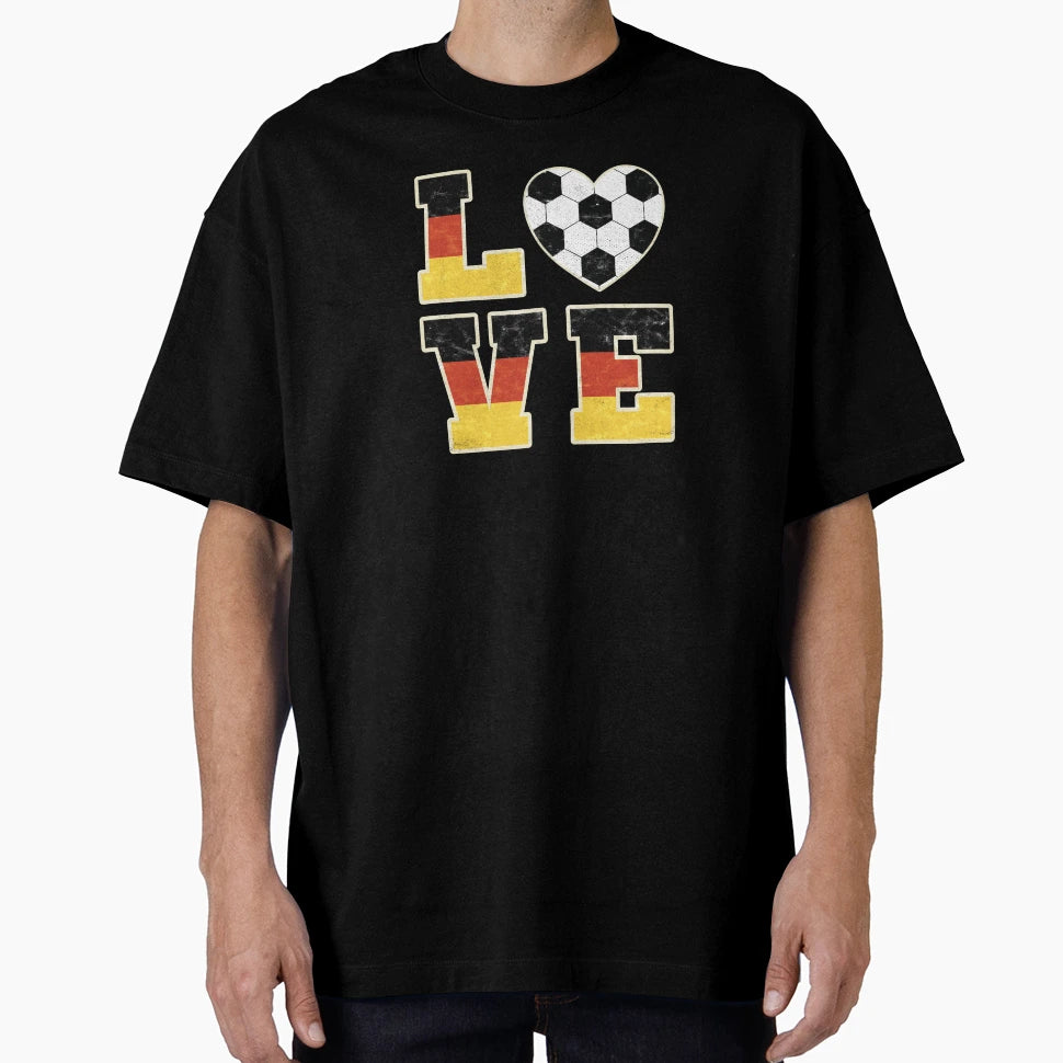 I Heart Germany Love Germany Soccer Ich T-Shirt - Novelty Apparel Unisex - T-Shirt, Sweatshirt, Hoodie