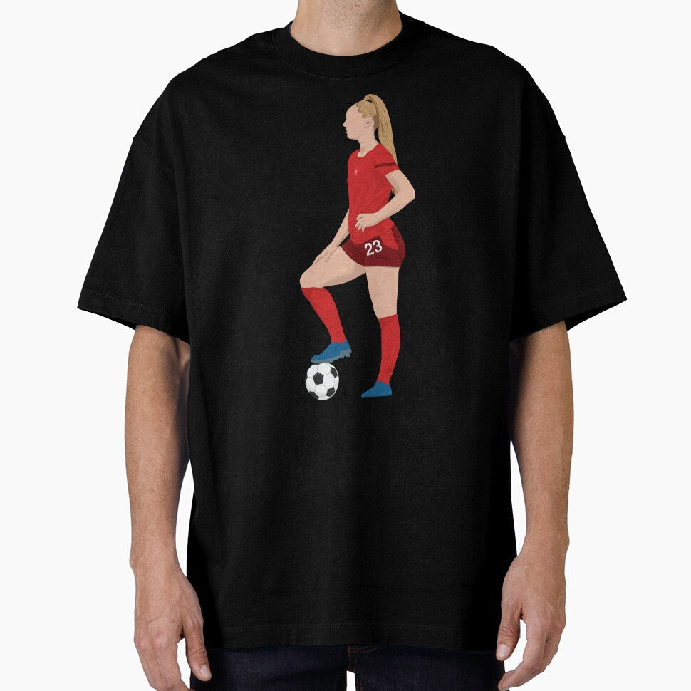 Soccer girl by nikolaj1301 - Adult & Kids T-Shirts, Sweatshirts & Hoodies apparel design preview 1