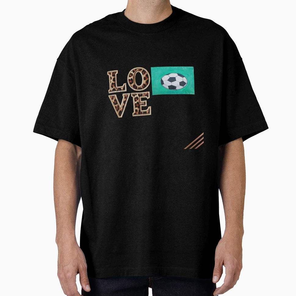 Footprints Land And Footballs Game T-Shirt - Novelty Apparel Men Women - T-Shirt, Sweatshirt, Hoodie
