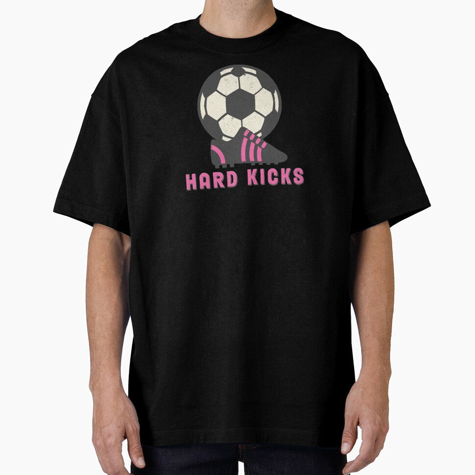 Hard Kicks Soccer by SharksOnShore - Adult & Kids T-Shirts, Sweatshirts & Hoodies apparel design preview 1