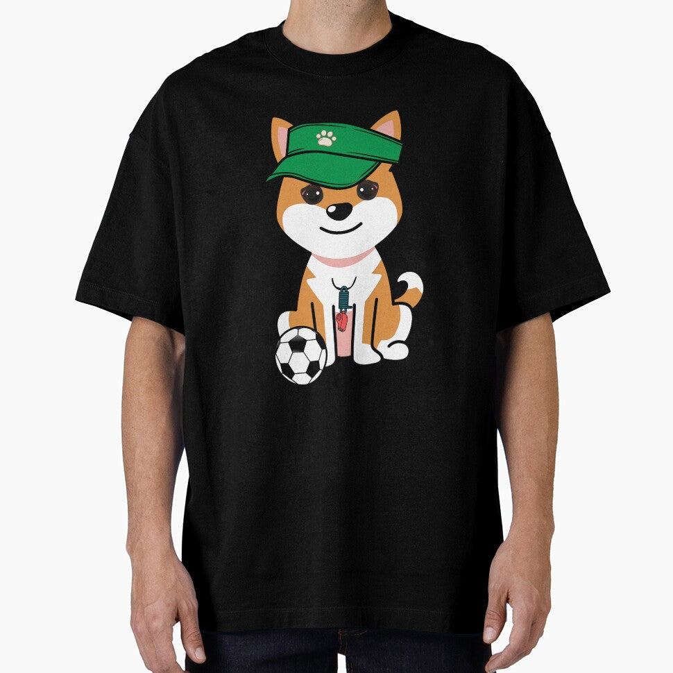 Soccer Player Orange dog by Pet Station - Adult & Kids T-Shirts, Sweatshirts & Hoodies apparel design preview 1