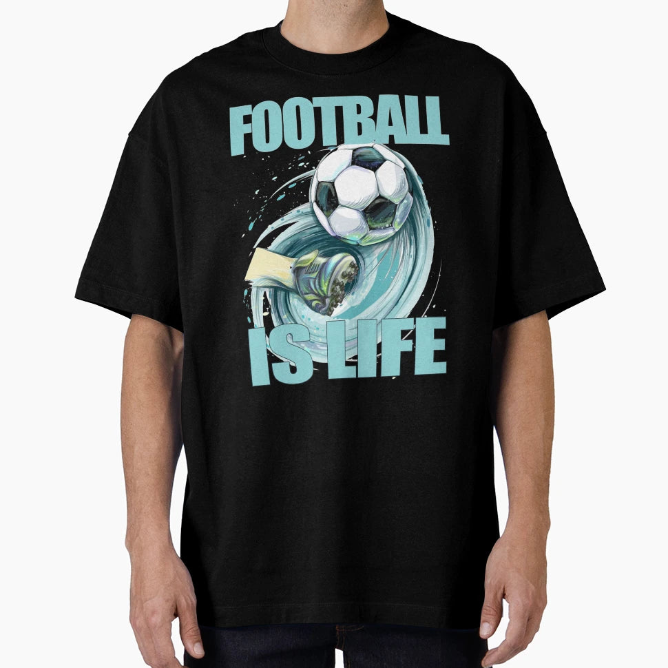 Football Is Life T-Shirt - Aesthetic Graphic Unisex - T-Shirt, Sweatshirt, Hoodie