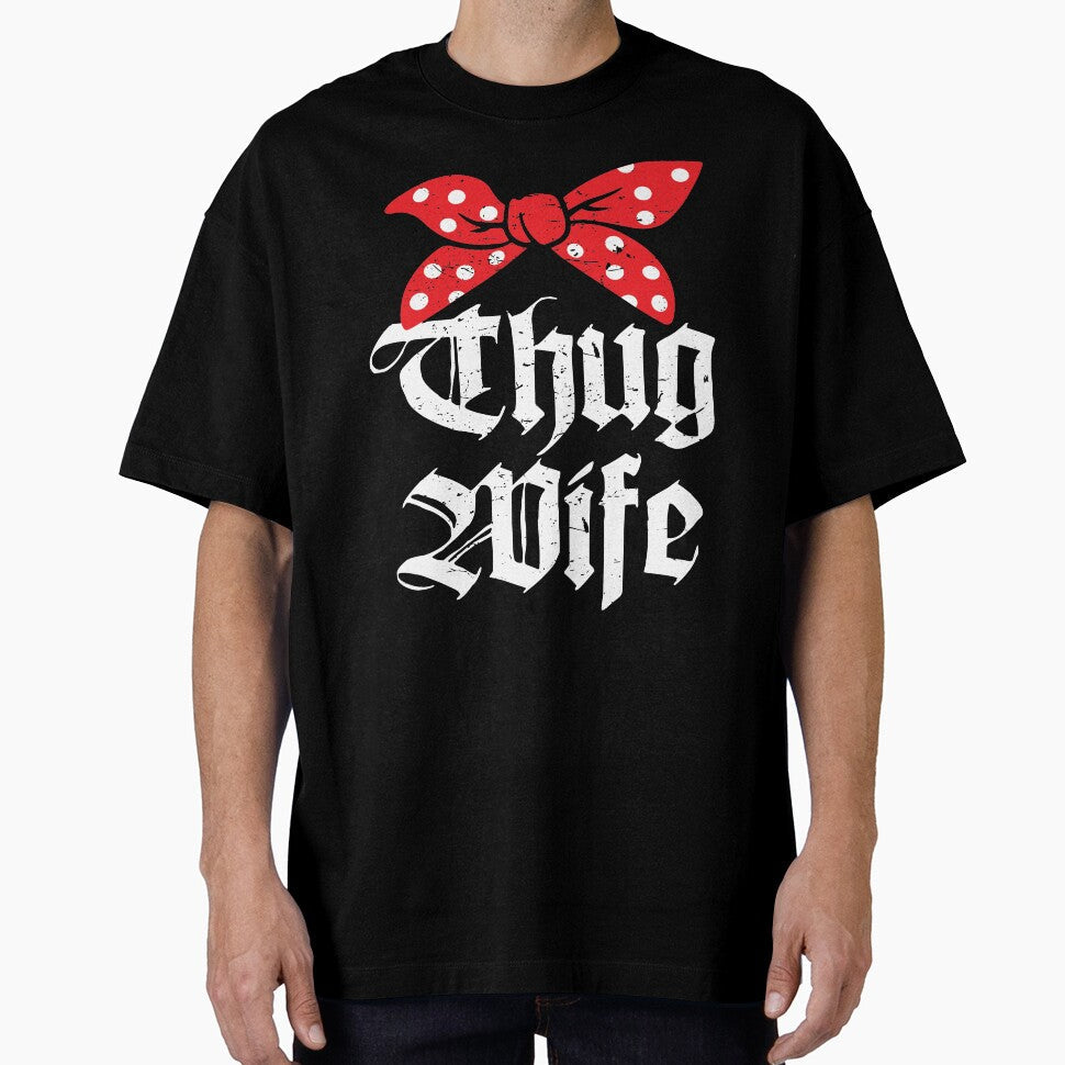 Thug Wife Funny Girlfriend Fiance Married by - Adult & Kids T-Shirts, Sweatshirts & Hoodies apparel design preview 1