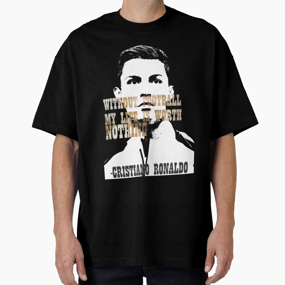 Cristiano Ronaldo Cristiano Ronaldo T-Shirt - Minimalist Print Men Women - T-Shirt, Sweatshirt, Hoodie