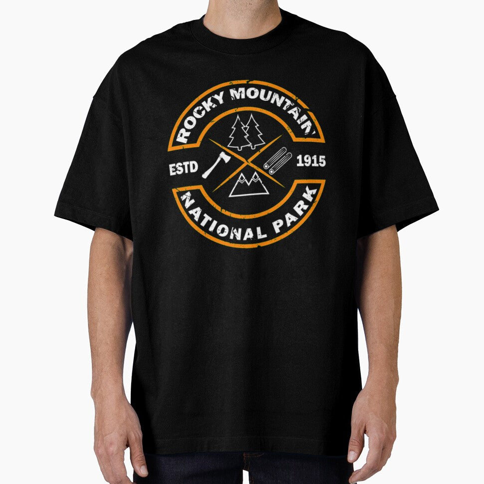 Rocky Mountain Colorado National Park 1915 by - Adult & Kids T-Shirts, Sweatshirts & Hoodies apparel design preview 1