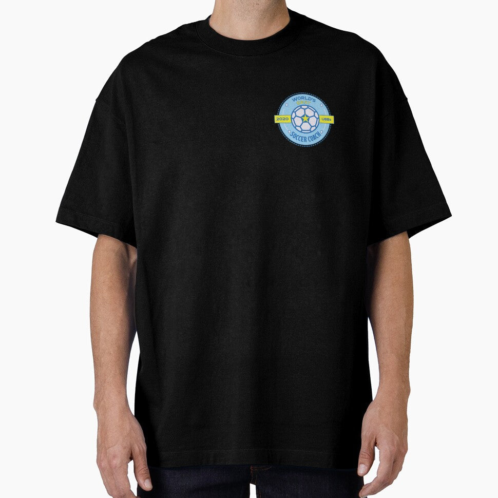 World's best soccer coach personalised by HalunaHappy - Adult & Kids T-Shirts, Sweatshirts & Hoodies apparel design preview 1
