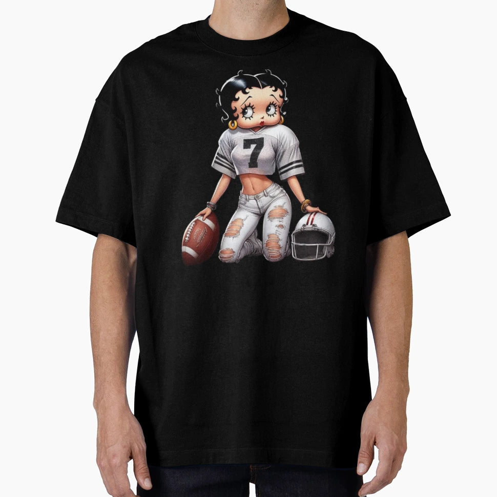 Betty Boop T-Shirt - Graphic Print Unisex - T-Shirt, Sweatshirt, Hoodie